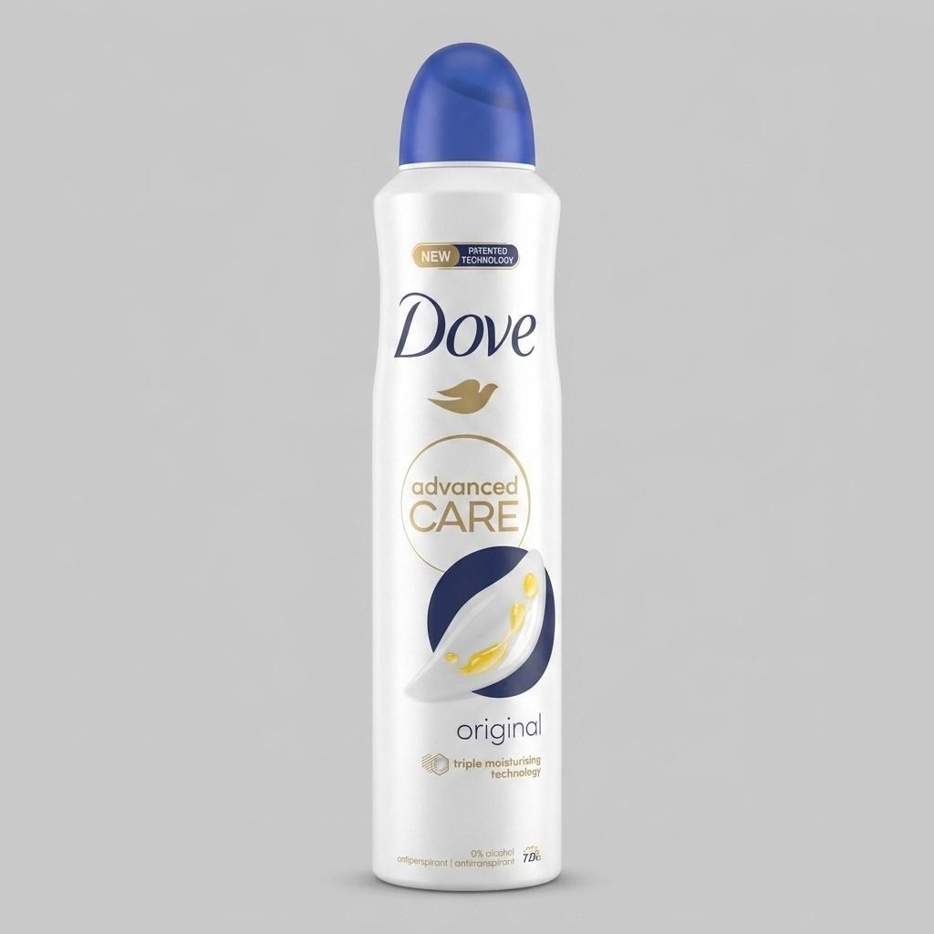 prd-013-1 اسپری ضد تعریق 72 ساعته داو مدل Original Advanced Care حجم 250 میلیلیتر - تصویر 1