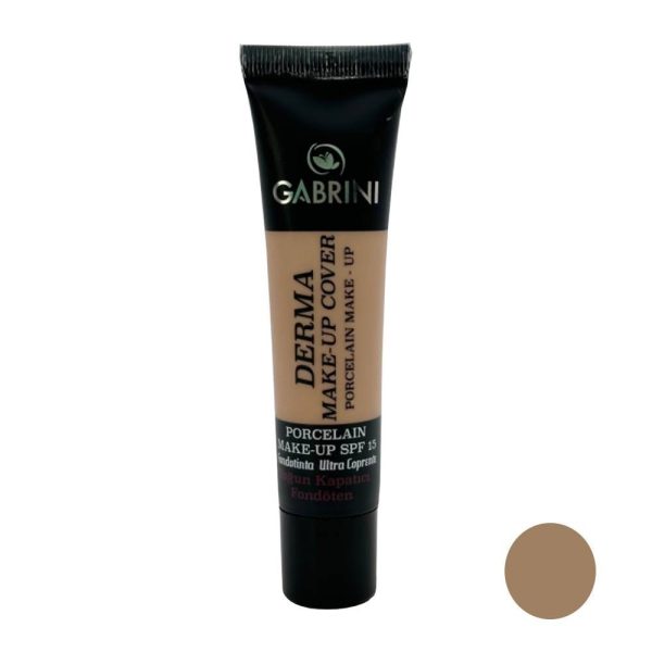 کرم پودر مات 24 ساعته گابرینی مدل Derma شماره 102 حجم 40 میلی‌لیتر