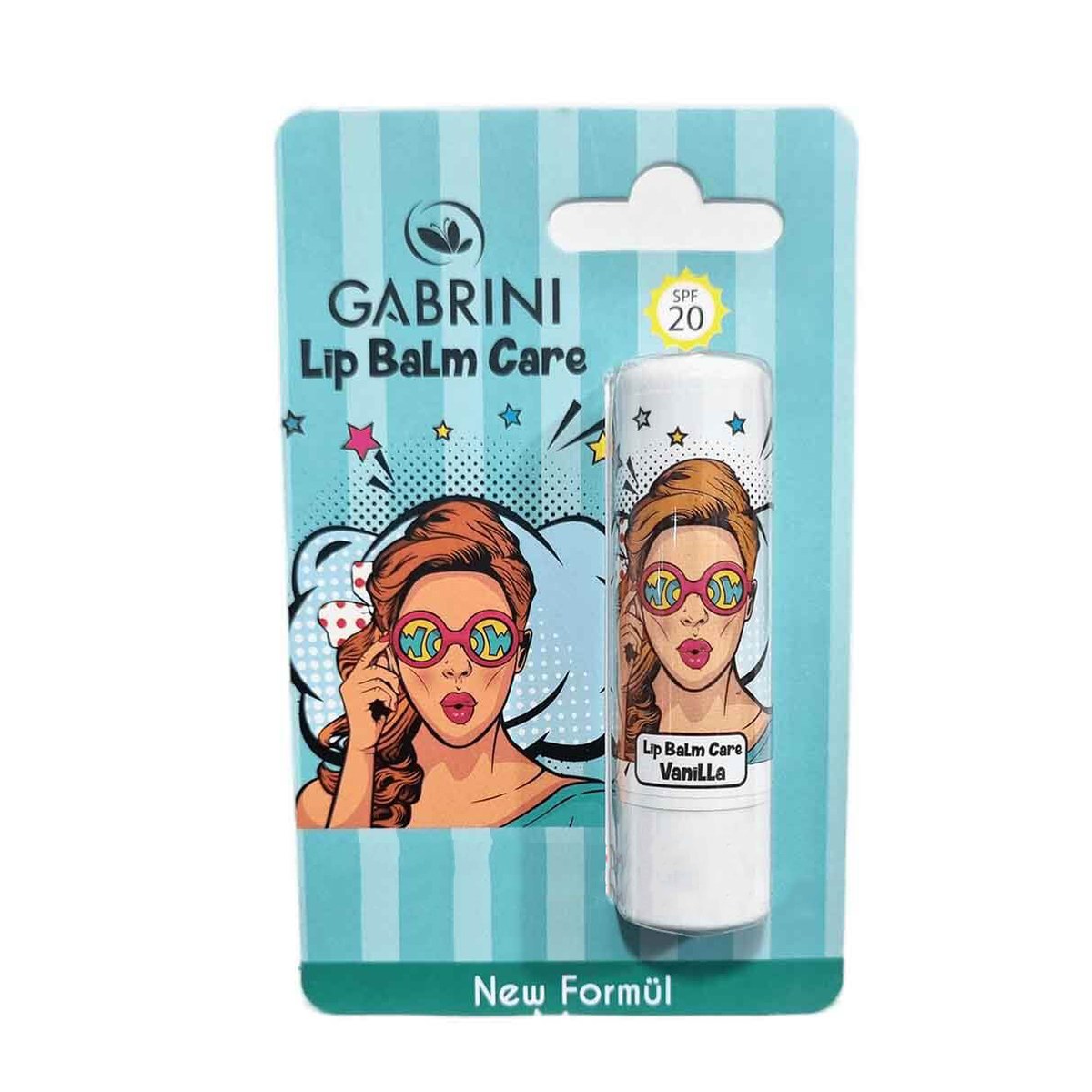 prd-126-1 بالم لب گابرینی مدل Vanilla رایحه وانیل حاوی SPF 20 مرطوبکننده و ترمیمکننده وزن 5 گرم - تصویر 1