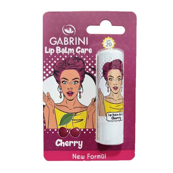 بالم لب گابرینی مدل Cherry رایحه گیلاس حاوی SPF 20 مرطوب‌کننده و ترمیم‌کننده وزن 5 گرم