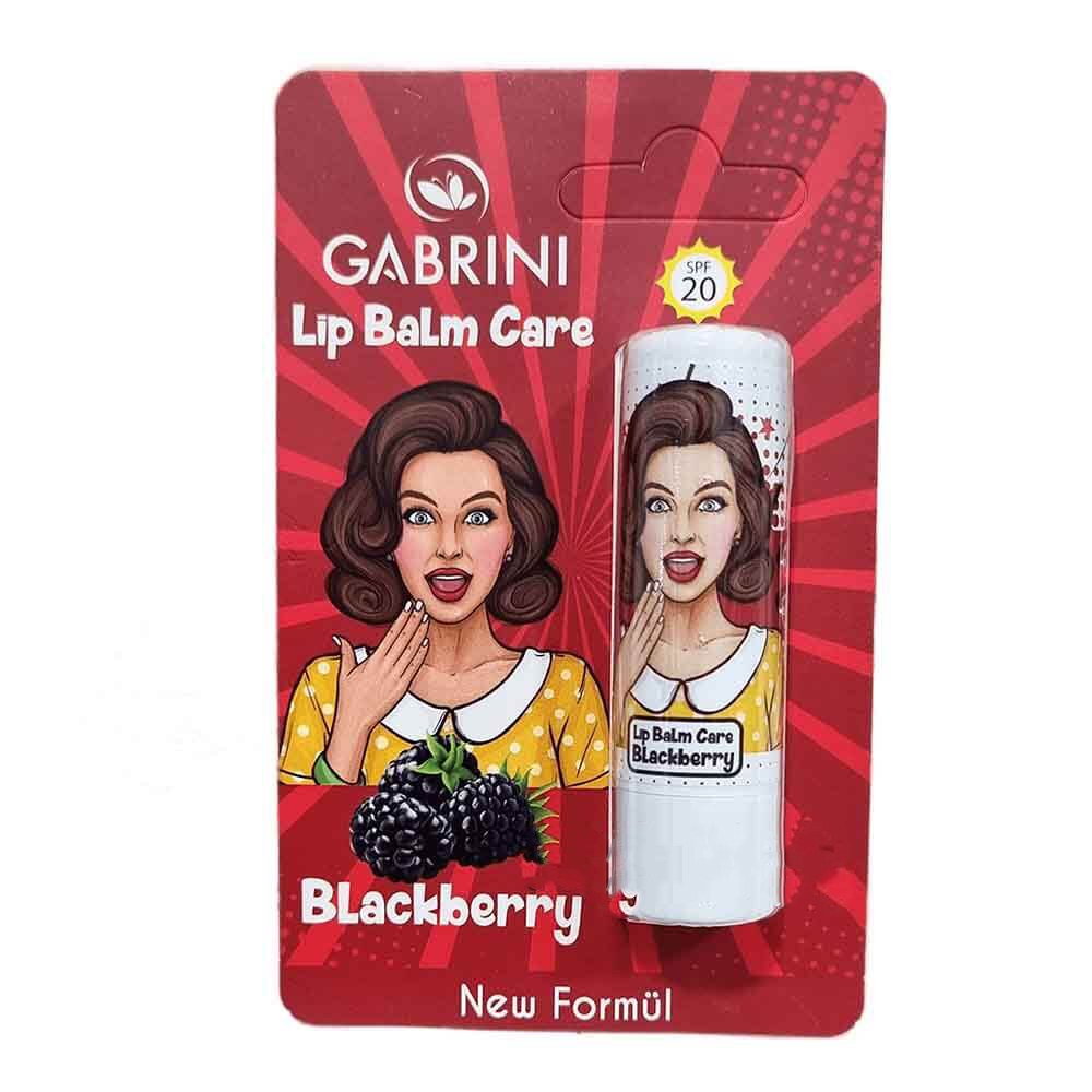prd-129-1 بالم لب گابرینی مدل Blackberry رایحه شاتوت حاوی SPF 20 مرطوبکننده و ترمیمکننده وزن 5 گرم - تصویر 1